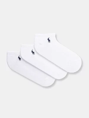 Polo Ralph Lauren skarpetki 3-pack damskie kolor biały 455972885