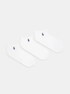 Polo Ralph Lauren skarpetki 3-pack damskie kolor biały 455972888