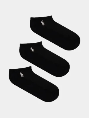 Polo Ralph Lauren skarpetki 3-pack damskie kolor czarny 455972885