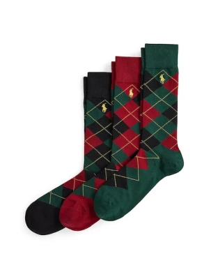 Polo Ralph Lauren skarpetki 3-pack kolor multicolor 449912704