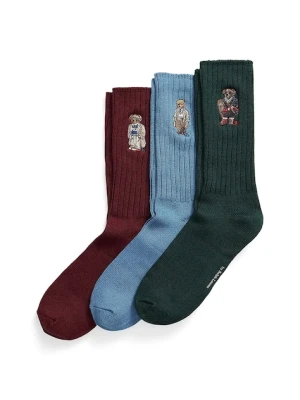 Polo Ralph Lauren skarpetki 3-pack kolor multicolor 449P04718