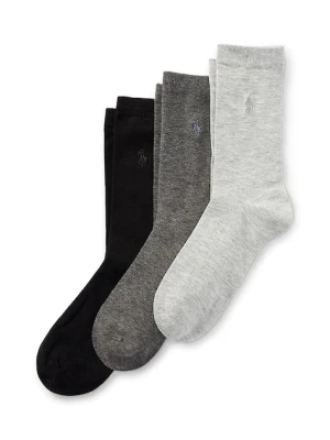 Polo Ralph Lauren skarpetki 3-pack kolor szary 455770345