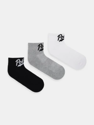Polo Ralph Lauren skarpetki 3-pack kolor szary 455982944