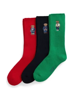 Polo Ralph Lauren skarpetki 3-pack męskie kolor granatowy 449973049
