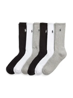 Polo Ralph Lauren skarpetki 6-pack kolor multicolor 449950140