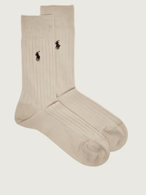 POLO RALPH LAUREN Skarpety 2-pack beżowy