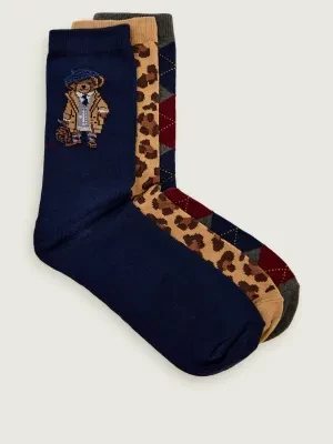 POLO RALPH LAUREN Skarpety 3-pack
