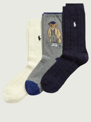 POLO RALPH LAUREN Skarpety 3-pack
