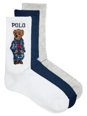 POLO RALPH LAUREN Skarpety 3-pack AMERICANA BE