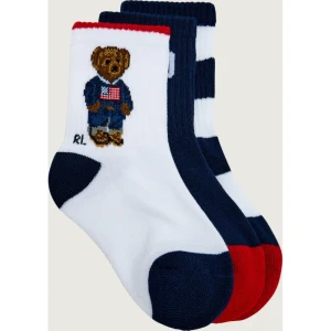 POLO RALPH LAUREN Skarpety 3-pack AMERICANA BEAR