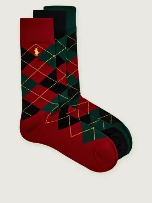POLO RALPH LAUREN Skarpety 3-pack ARGYLE