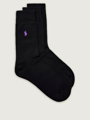 POLO RALPH LAUREN Skarpety 3-pack czarny