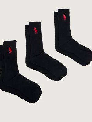 POLO RALPH LAUREN Skarpety 3-pack czarny