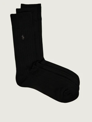 POLO RALPH LAUREN Skarpety 3-pack czarny