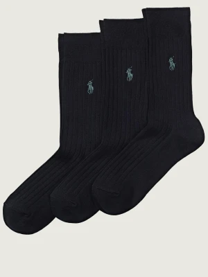 POLO RALPH LAUREN Skarpety 3-pack czarny