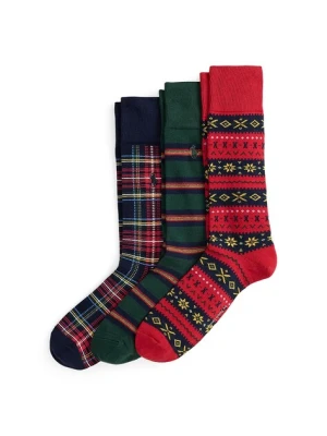 Polo Ralph Lauren skarpety 3-pack kolor multicolor 449P04715