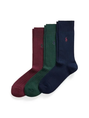 Polo Ralph Lauren skarpety 3-pack kolor multicolor 449P05400