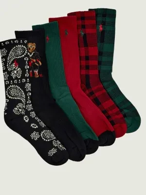 POLO RALPH LAUREN Skarpety 6-pack