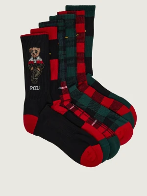 POLO RALPH LAUREN Skarpety 6-pack czerwony
