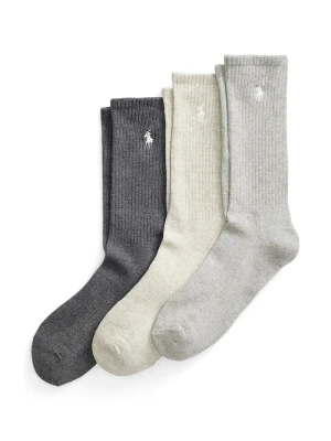 Polo Ralph Lauren skarpety męskie 3-pack szary
