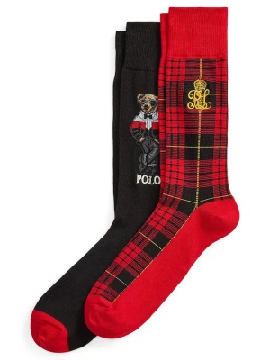 Polo Ralph Lauren skarpety męskie z bawełną 2-pack czarny