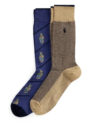 Polo Ralph Lauren skarpety męskie z bawełną granatowy