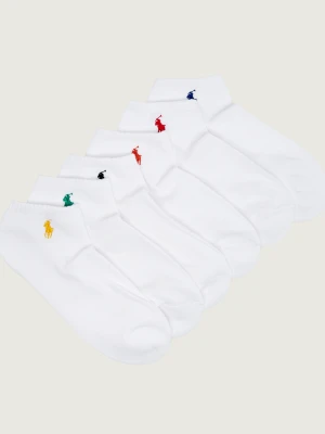 POLO RALPH LAUREN Skarpety / stopki 6 pack biały