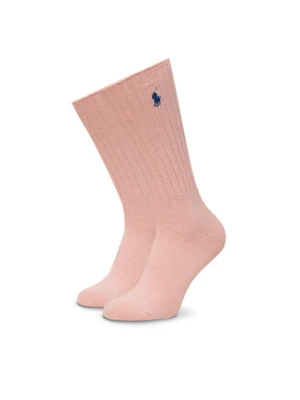 Polo Ralph Lauren Skarpety wysokie damskie 449915908045 Różowy