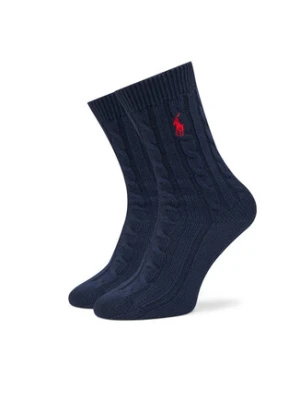 Polo Ralph Lauren Skarpety Wysokie Męskie 4,55955E+11 Granatowy