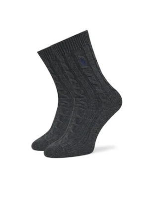 Polo Ralph Lauren Skarpety Wysokie Męskie 4,55955E+11 Szary