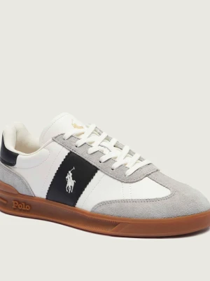 POLO RALPH LAUREN Skórzane sneakersy szary