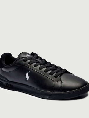 POLO RALPH LAUREN Skórzane sneakersy czarny
