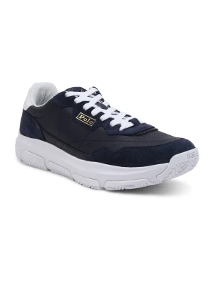 POLO RALPH LAUREN Skórzane sneakersy granatowy