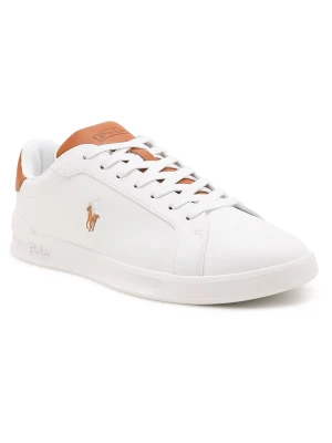 POLO RALPH LAUREN Skórzane sneakersy biały