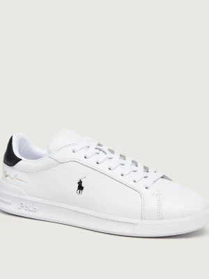 POLO RALPH LAUREN Skórzane sneakersy HEART COURT biały
