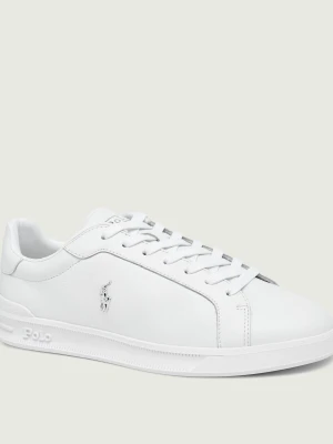 POLO RALPH LAUREN Skórzane sneakersy Heritage Court II biały
