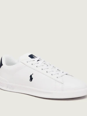 POLO RALPH LAUREN Skórzane sneakersy Heritage Court II biały