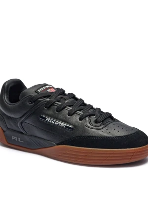 POLO RALPH LAUREN Skórzane sneakersy PS 150-SK-LTL czarny