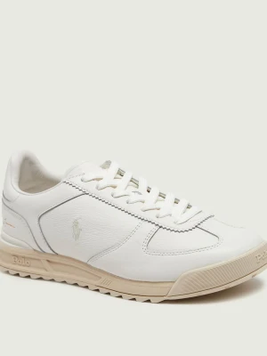 POLO RALPH LAUREN Skórzane sneakersy VARICK biały