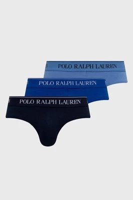 Polo Ralph Lauren Slipy (3-pack) 714835884004 męskie kolor granatowy