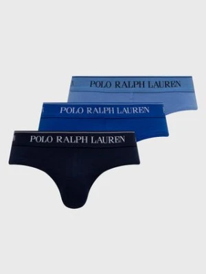 Polo Ralph Lauren Slipy (3-pack) 714835884004 męskie kolor granatowy