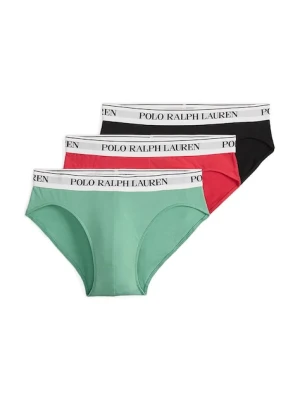 Polo Ralph Lauren slipy 3-pack męskie kolor zielony 714840543