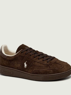 POLO RALPH LAUREN Sneakersy BEDFORD | zamsz brązowy