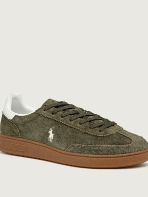 POLO RALPH LAUREN Sneakersy Bedford | zamsz oliwkowy