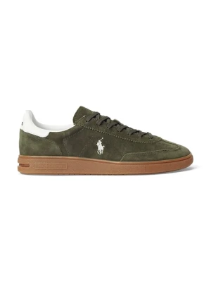 Polo Ralph Lauren sneakersy skórzane Bedford Pp męskie kolor zielony 809967889001