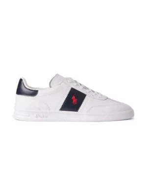 Polo Ralph Lauren sneakersy skórzane Hrt Aera kolor biały 809954593001.100