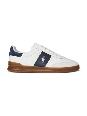 Polo Ralph Lauren sneakersy skórzane Hrt Aera Pp męskie kolor biały 809973706001