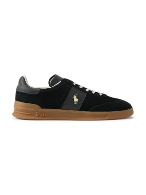 Polo Ralph Lauren sneakersy skórzane Hrt Aera Pp kolor czarny 809978010001