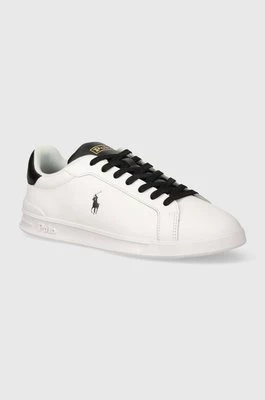 Polo Ralph Lauren sneakersy skórzane Hrt Crt II kolor biały 809923929001