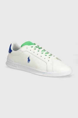 Polo Ralph Lauren sneakersy skórzane Hrt Crt II kolor biały 809931260003